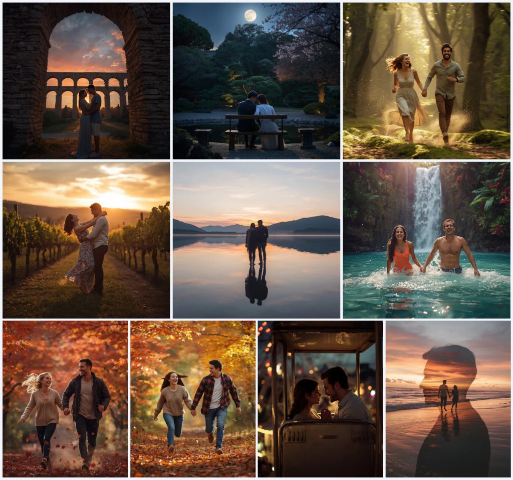 Best 10 Elegant Wedding Couple AI Prompts for Stunning Ultra Realistic Bridal Portraits | Prompt seen wedding couple AI photo editing