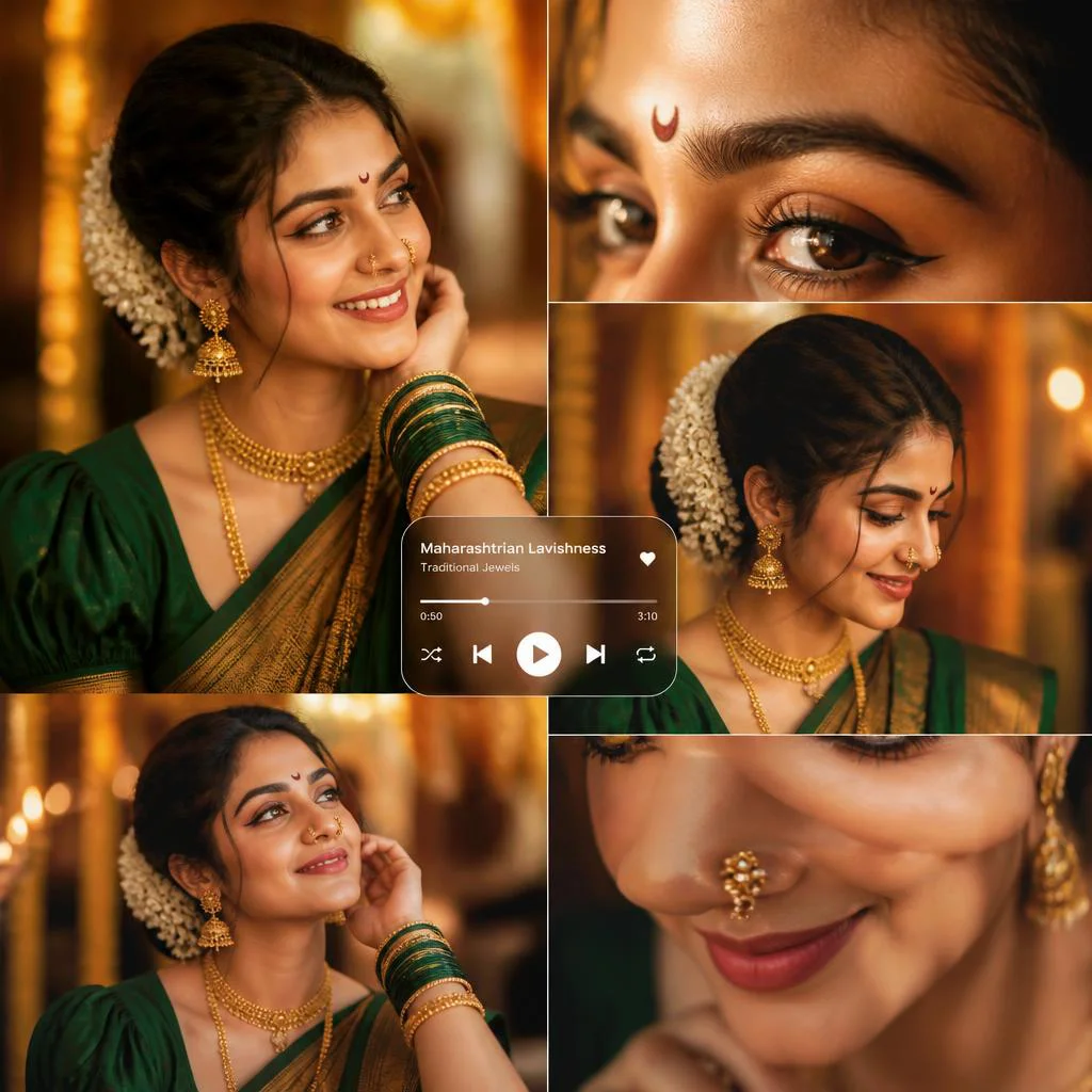 Maharashtrian Lavishness: Traditional Jewels and Cultural Pride | Maharashtrian Lavishness Traditional
